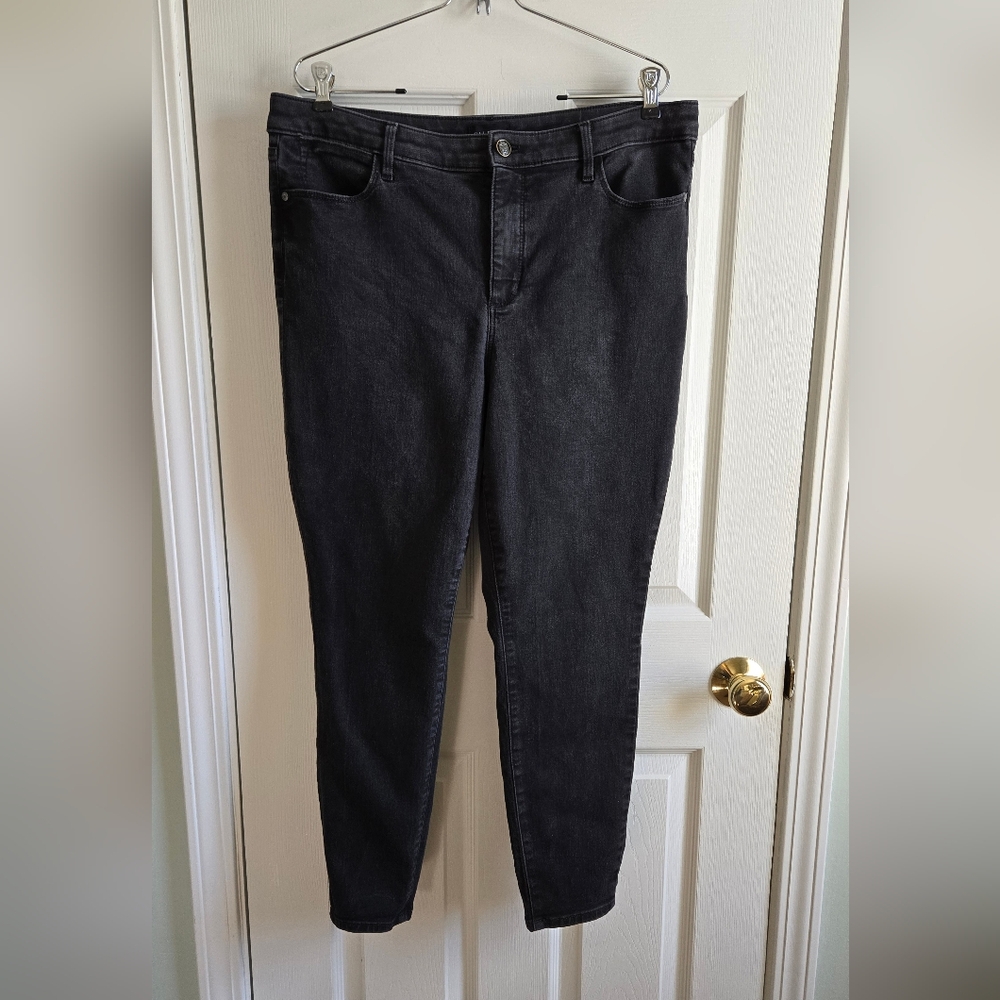 Talbots Jegging Jeans Black 16P